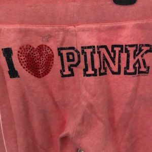 I ❤️ PINK Victoria’s Secret jogger sweatpants